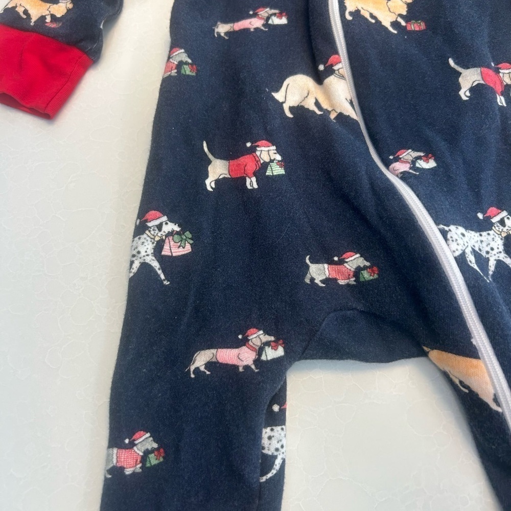Sal & Pimenta Dog Christmas romper! Boys Size 3 Months! Too Cute! - Picture 2 of 5
